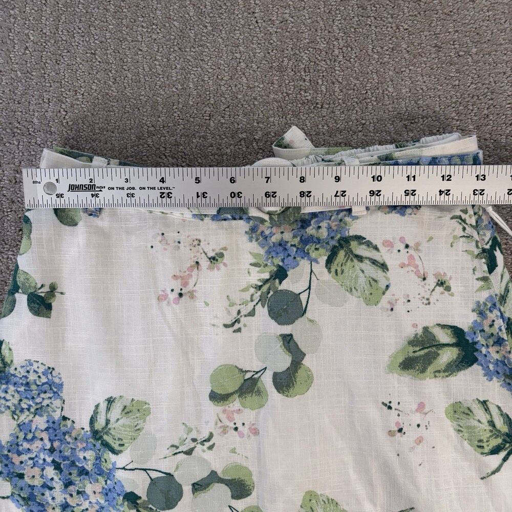 NWT Lauren Conrad Women's Midi Belted Floral Skirt Linen Blend Easter Cottage S - Picture 10 of 13